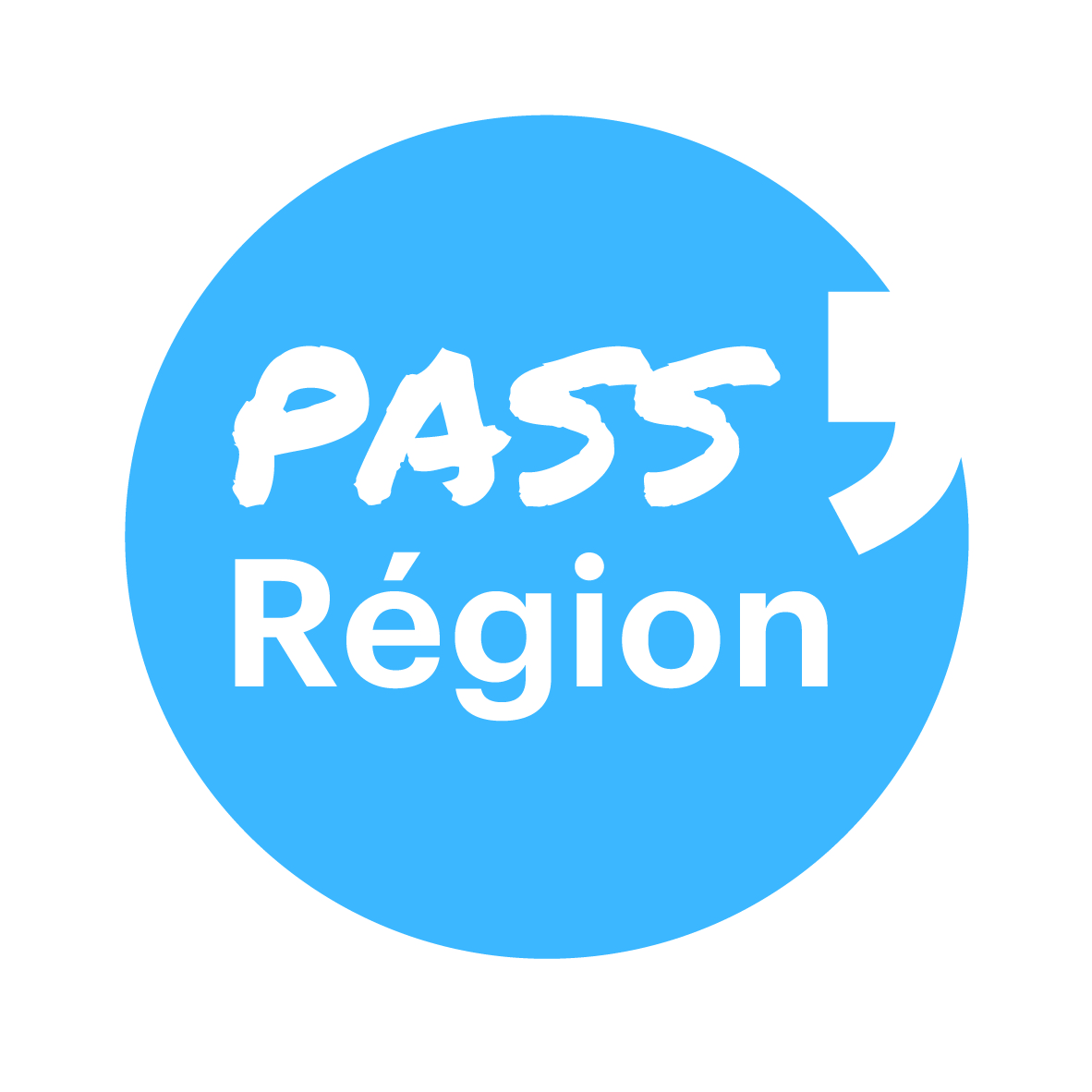 Bloc marque Pass Region bleu